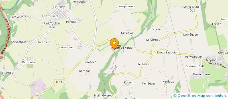 localisation de l'entreprise MONSIEUR PASCAL MARCHAND  LOTHEY