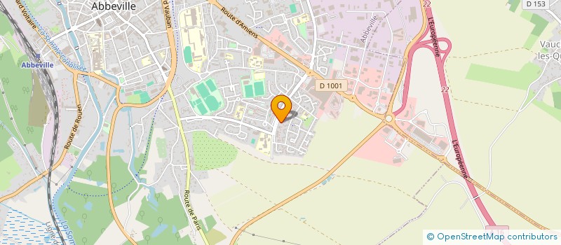 localisation de l'entreprise MONSIEUR PASCAL MARCHANDISE  ABBEVILLE