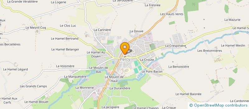 localisation de l'entreprise MONSIEUR PASCAL MARCHETEAU  PERCY-EN-NORMANDIE