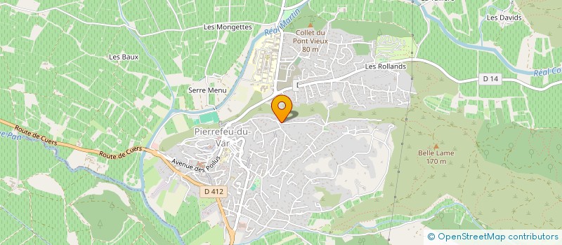 localisation de l'entreprise MONSIEUR PASCAL MARCIA  PIERREFEU-DU-VAR