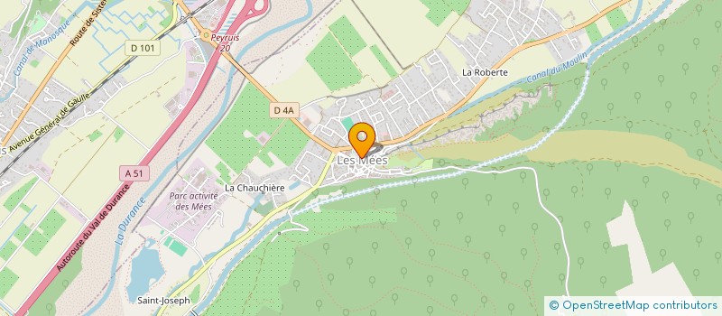 localisation de l'entreprise MONSIEUR PASCAL MARCO  LES MEES