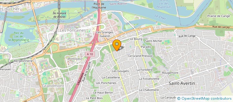 localisation de l'entreprise MONSIEUR PASCAL MARDARGENT à SAINT-AVERTIN