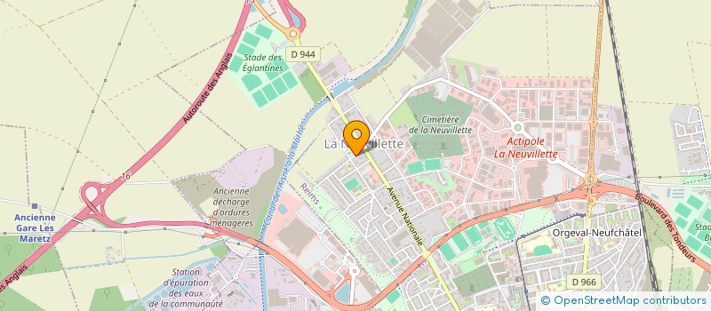 localisation de l'entreprise MONSIEUR PASCAL MARECHALLE  REIMS