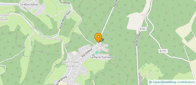 localisation de l'entreprise MONSIEUR PASCAL MARGINIER  SAINT-DIDIER-DES-BOIS