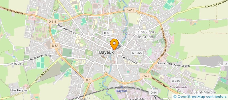 localisation de l'entreprise MONSIEUR PASCAL MARIETTE à BAYEUX