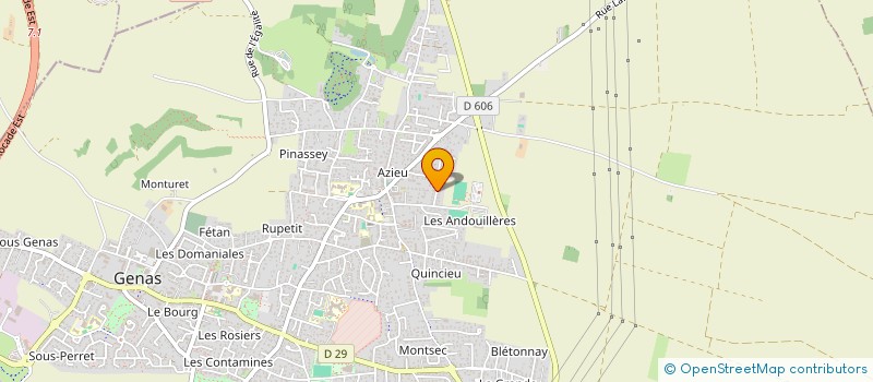 localisation de l'entreprise MONSIEUR PASCAL MARIJON à GENAS