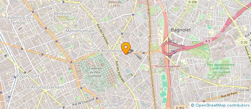 localisation de l'entreprise MONSIEUR PASCAL MARIUS  PARIS