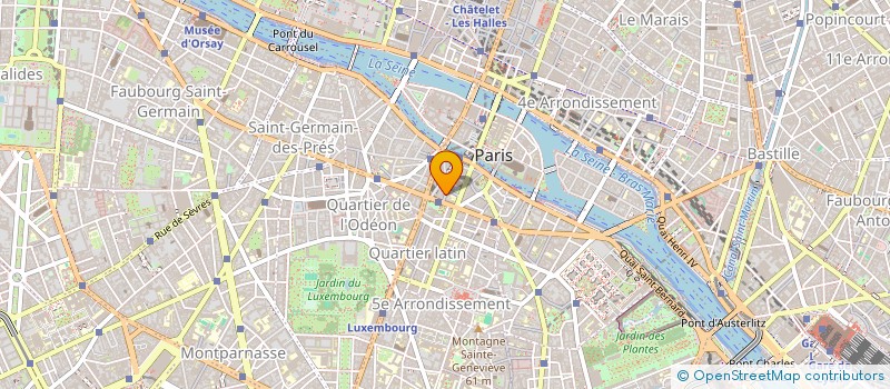 localisation de l'entreprise MONSIEUR PASCAL MARQUET  PARIS