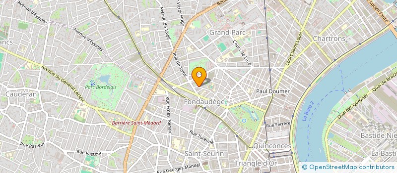 localisation de l'entreprise MONSIEUR PASCAL MARQUET  BORDEAUX