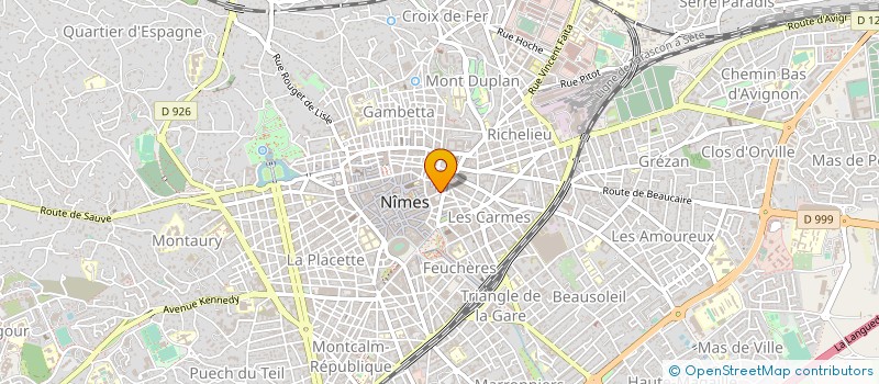 localisation de l'entreprise MONSIEUR PASCAL MARTIN à NIMES