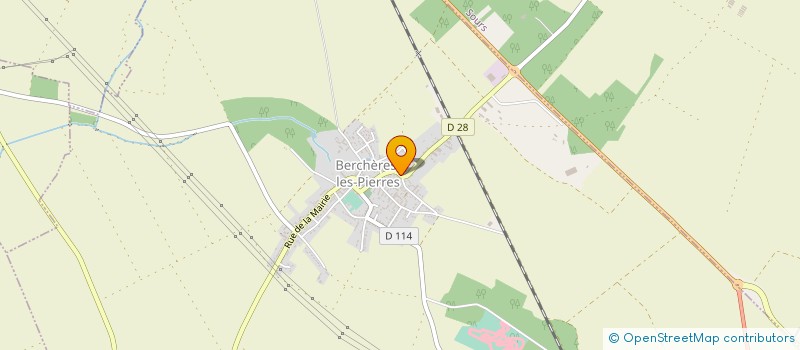 localisation de l'entreprise MONSIEUR PASCAL MARTIN à BERCHERES-LES-PIERRES
