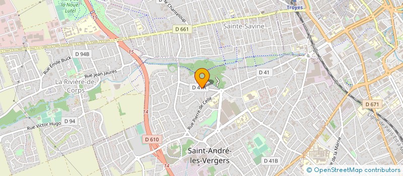 localisation de l'entreprise MONSIEUR PASCAL MARTIN  SAINT-ANDRE-LES-VERGERS