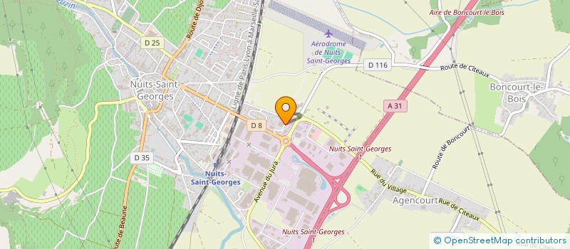 localisation de l'entreprise MONSIEUR PASCAL MARTIN à NUITS-SAINT-GEORGES