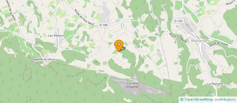 localisation de l'entreprise MONSIEUR PASCAL MARTIN  OPPEDE