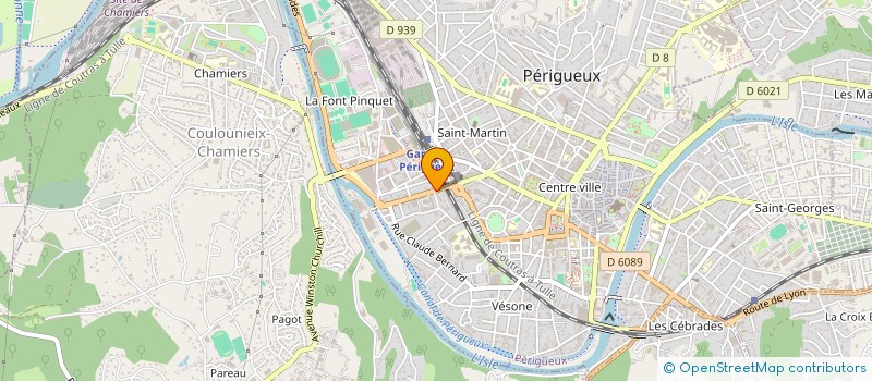 localisation de l'entreprise MONSIEUR PASCAL MARTIN  PERIGUEUX