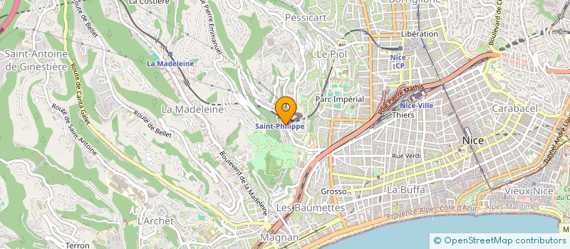 localisation de l'entreprise MONSIEUR PASCAL MARTIN-PONS à NICE