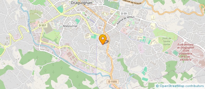 localisation de l'entreprise MONSIEUR PASCAL MARTINAGE  DRAGUIGNAN