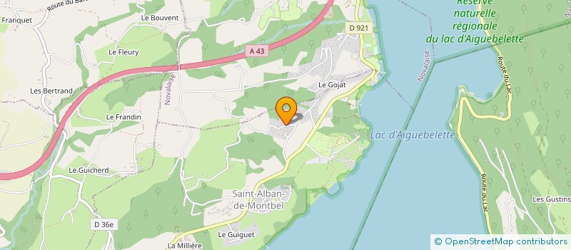 localisation de l'entreprise MONSIEUR PASCAL MARTINEZ  SAINT-ALBAN-DE-MONTBEL