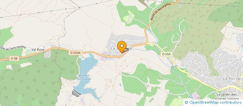 localisation de l'entreprise MONSIEUR PASCAL MARTINEZ  BORMES-LES-MIMOSAS