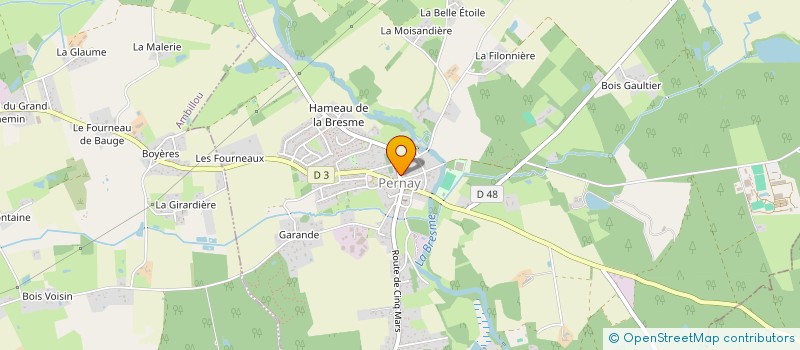 localisation de l'entreprise MONSIEUR PASCAL MARTINEZ  PERNAY