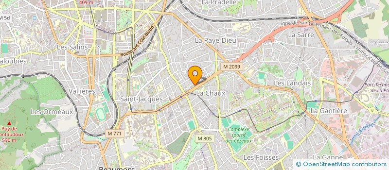 localisation de l'entreprise MONSIEUR PASCAL MARTINIER  CLERMONT-FERRAND