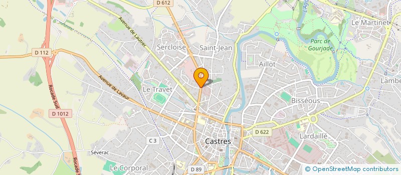 localisation de l'entreprise MONSIEUR PASCAL MARTINS  CASTRES