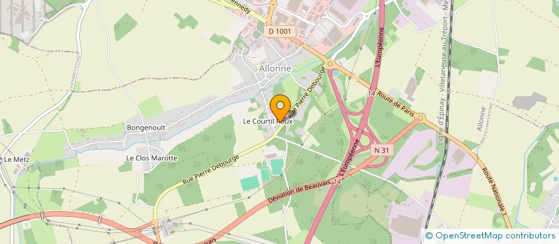 localisation de l'entreprise MONSIEUR PASCAL MARTINY  ALLONNE