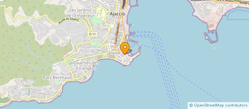 localisation de l'entreprise MONSIEUR PASCAL MARY à AJACCIO