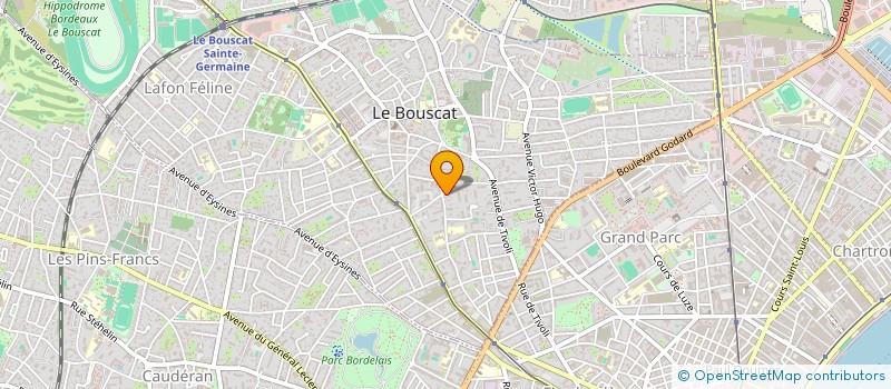 localisation de l'entreprise MONSIEUR PASCAL MAS  LE BOUSCAT