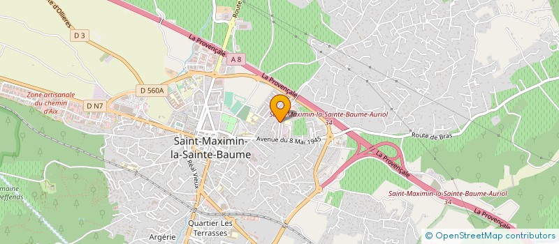 localisation de l'entreprise MONSIEUR PASCAL MASSET à SAINT-MAXIMIN-LA-SAINTE-BAUME