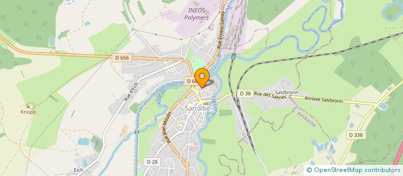 localisation de l'entreprise MONSIEUR PASCAL MASSLO  SARRALBE