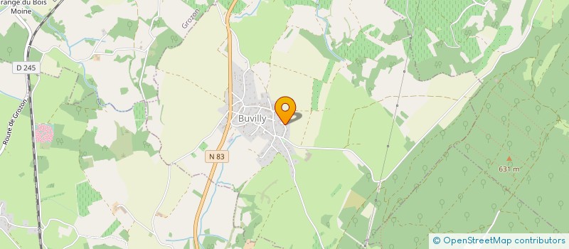 localisation de l'entreprise MONSIEUR PASCAL MASSON  BUVILLY