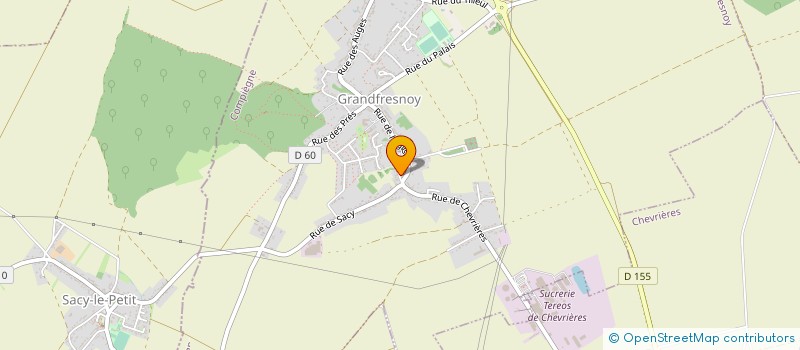 localisation de l'entreprise MONSIEUR PASCAL MASSOT  GRANDFRESNOY