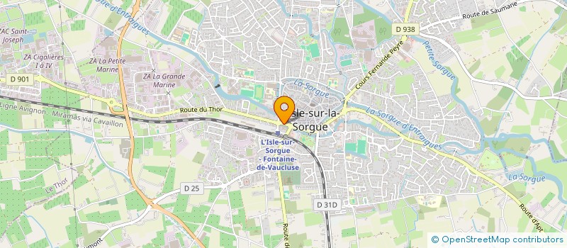 localisation de l'entreprise MONSIEUR PASCAL MATHIEU à L'ISLE-SUR-LA-SORGUE