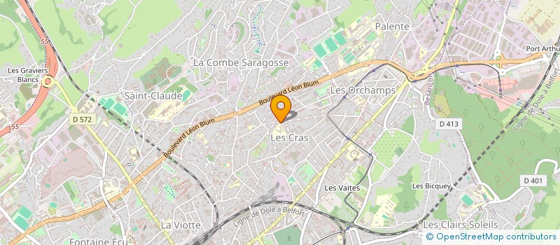 localisation de l'entreprise MONSIEUR PASCAL MATHIEU à BESANCON