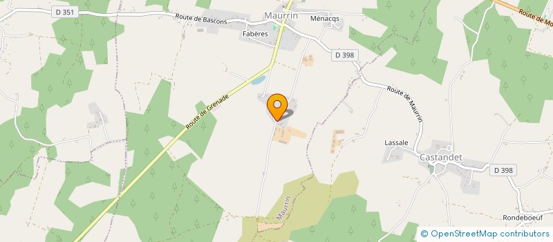 localisation de l'entreprise MONSIEUR PASCAL MATTEI  MAURRIN