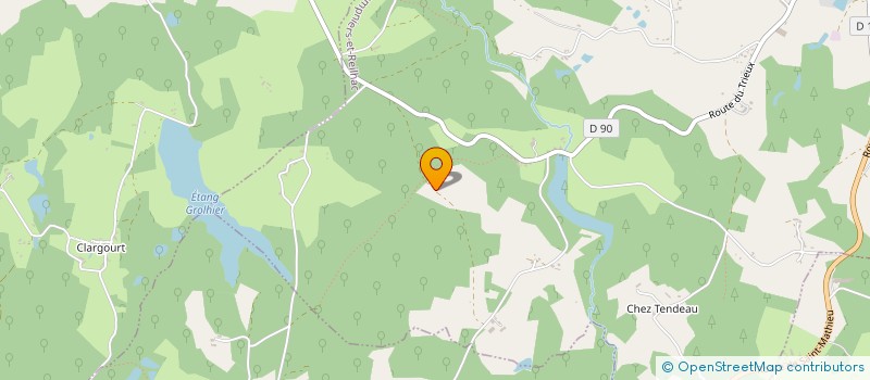 localisation de l'entreprise MONSIEUR PASCAL MATTHYS  CHAMPNIERS ET REILHAC