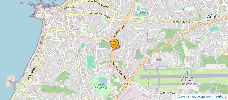 localisation de l'entreprise MONSIEUR PASCAL MATTON à BIARRITZ