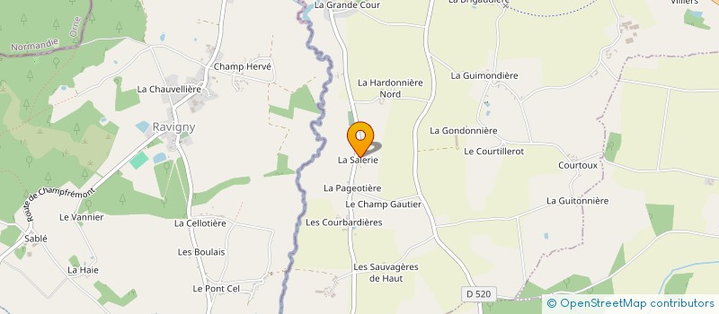 localisation de l'entreprise MONSIEUR PASCAL MAUBERT à SAINT-DENIS-SUR-SARTHON