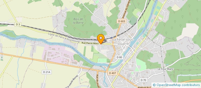 localisation de l'entreprise MONSIEUR PASCAL MAUCHOSSE à LA FERTE-SOUS-JOUARRE