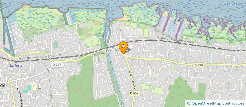 localisation de l'entreprise MONSIEUR PASCAL MAUDEMAIN  GUJAN-MESTRAS