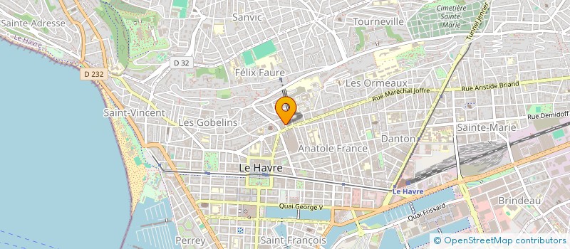 localisation de l'entreprise MONSIEUR PASCAL MAUGER à LE HAVRE
