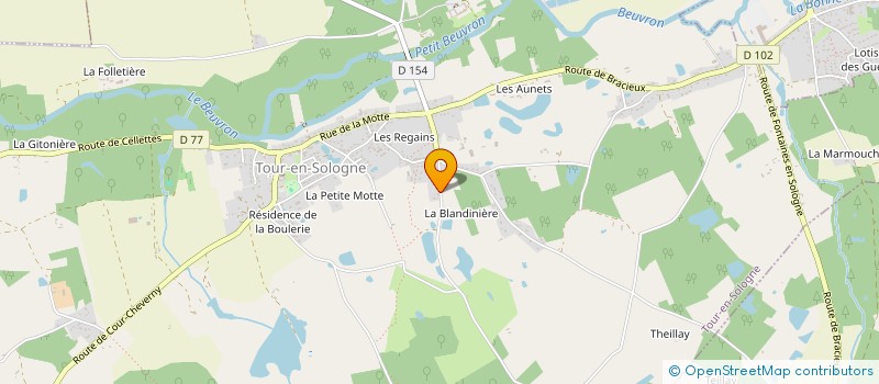localisation de l'entreprise MONSIEUR PASCAL MAUGUIN à TOUR-EN-SOLOGNE