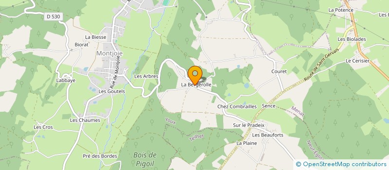 localisation de l'entreprise MONSIEUR PASCAL MAUME  YOUX