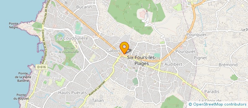 localisation de l'entreprise MONSIEUR PASCAL MAYER  SIX-FOURS-LES-PLAGES