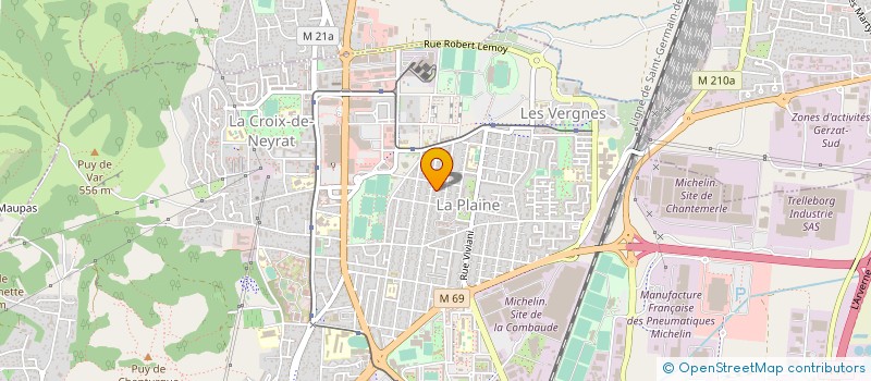 localisation de l'entreprise MONSIEUR PASCAL MAZUEL à CLERMONT-FERRAND