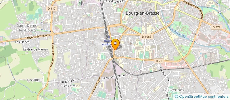 localisation de l'entreprise MONSIEUR PASCAL MEILLAND  BOURG-EN-BRESSE