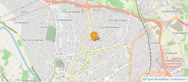 localisation de l'entreprise MONSIEUR PASCAL MEJEAN à BEZIERS