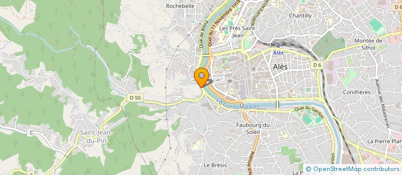 localisation de l'entreprise MONSIEUR PASCAL MEKARCHA  ALES