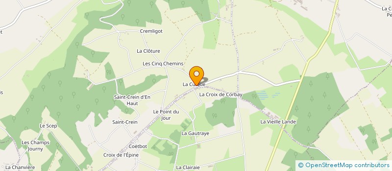 localisation de l'entreprise MONSIEUR PASCAL MELEU à LE MENE